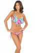 Luli Fama Pequeño Paraiso wavey ruched tie brazil bottom